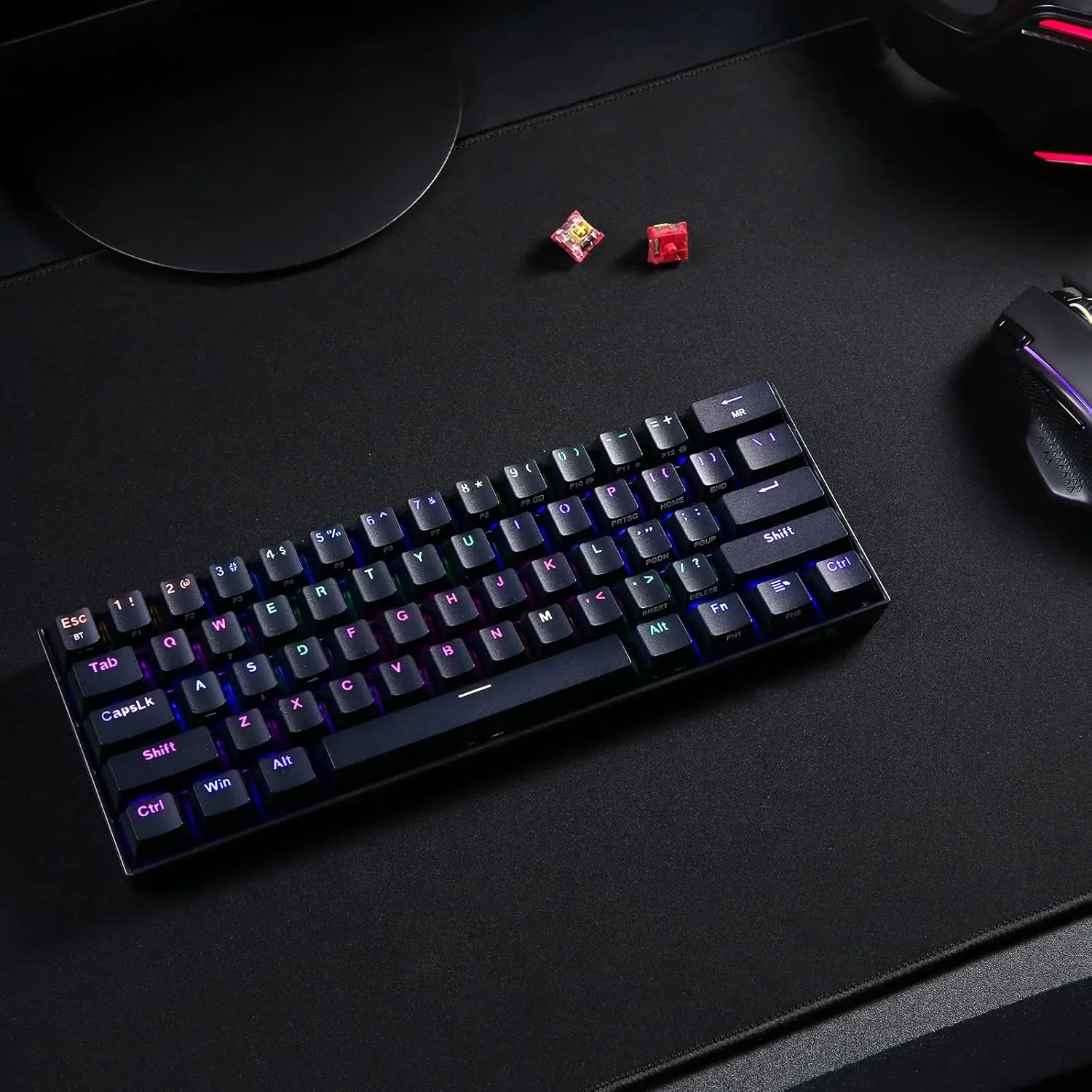 REDRAGON K530 Draconic Pro RGB 60% Gaming Wireless Mechanical Keyboard - Black - Open Sealed  for sale in Egypt from Games2Egypt