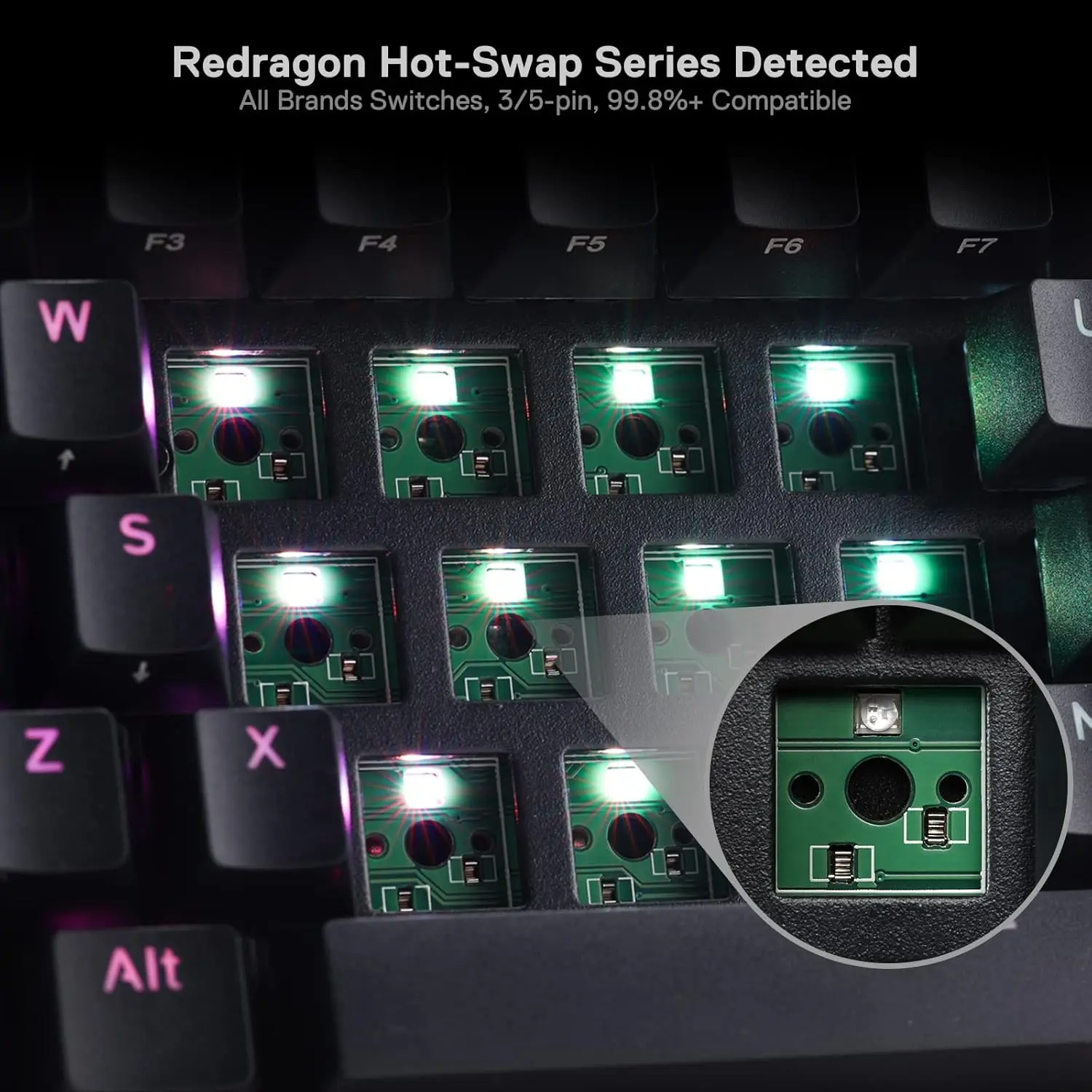 REDRAGON K530 Draconic Pro RGB 60% Gaming Wireless Mechanical Keyboard - Black - Open Sealed  for sale in Egypt from Games2Egypt