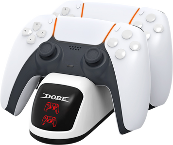 DOBE Dual Charging Stand for PS5 Controllers - Open Sealed -  for sale in Egypt from Games2Egypt