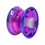Assorted Metal-Made Shining YoYo Spinner With High Speed - Purple