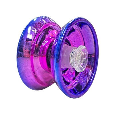 Assorted Metal-Made Shining YoYo Spinner With High Speed - Purple