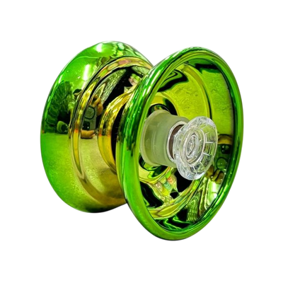 Assorted Metal-Made Shining YoYo Spinner With High Speed - Green