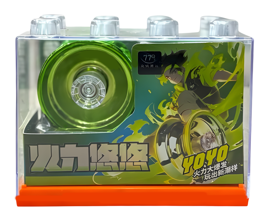 Assorted Metal-Made Shining YoYo Spinner With High Speed - Green – image 3