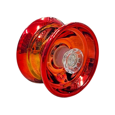 Assorted Metal-Made Shining YoYo Spinner With High Speed - Red