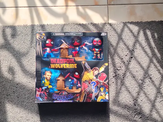 Marvel Spiderman Deadpool Set Pack of 6 - Action Figure