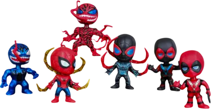 Venom VS Spider Man Mini Figure (6 Character) - Figure -  for sale in Egypt from Games2Egypt