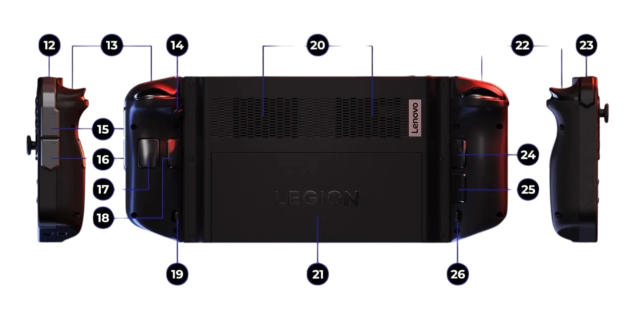 Lenovo Legion Go Gaming Handheld 1TB - Black   for sale in Egypt from Games2Egypt