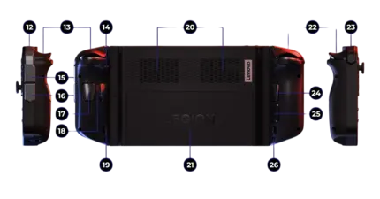 Lenovo Legion Go Gaming Handheld 1TB - Black   for sale in Egypt from Games2Egypt
