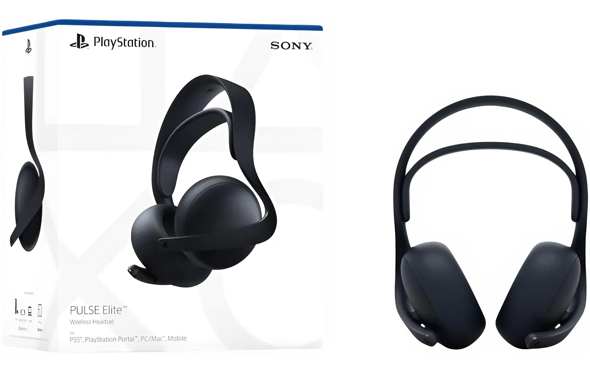 Sony Pulse Elite Wireless Headset - Black   for sale in Egypt from Games2Egypt