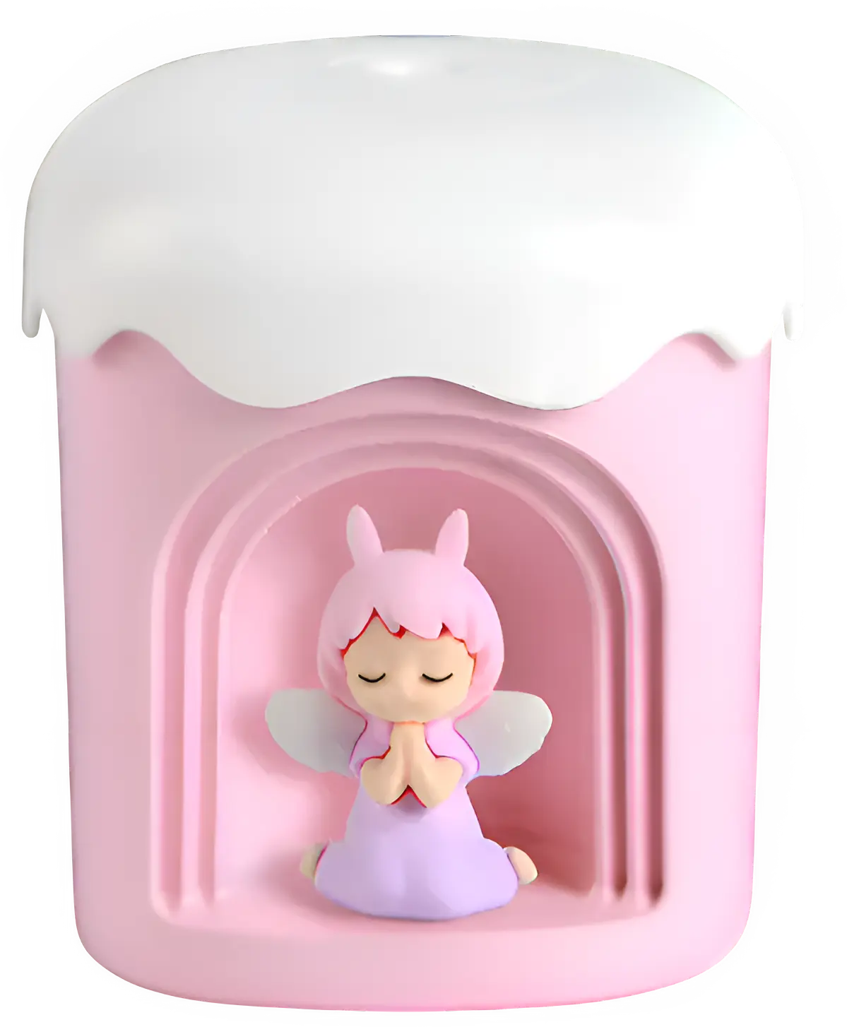 Night Light Humidifier – Pink (with Random Cute Figurine)  for sale in Egypt from Games2Egypt