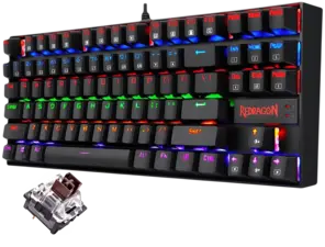 Redragon K552 Kuamara Brown Switch RAINBOW LED Mechanical Gaming Keyboard  for sale in Egypt from Games2Egypt