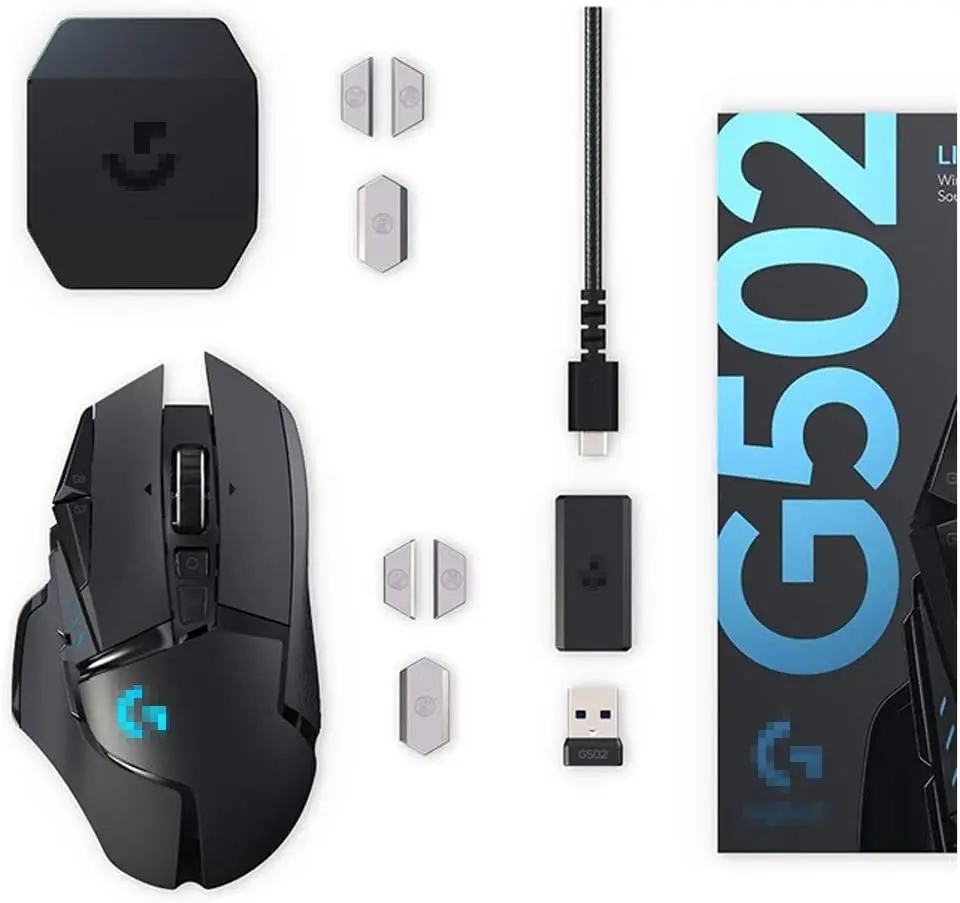 ماوس الألعاب اللاسلكي G502 من لوجيتك لايت سبيد أر جي بي   للبيع في مصر من خلال Games2Egypt