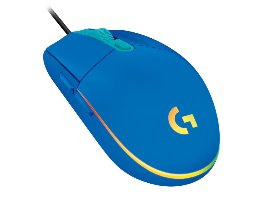 Logitech G203 Lightsync Optical Wired Gaming Mouse RGB - Blue  for sale in Egypt from Games2Egypt
