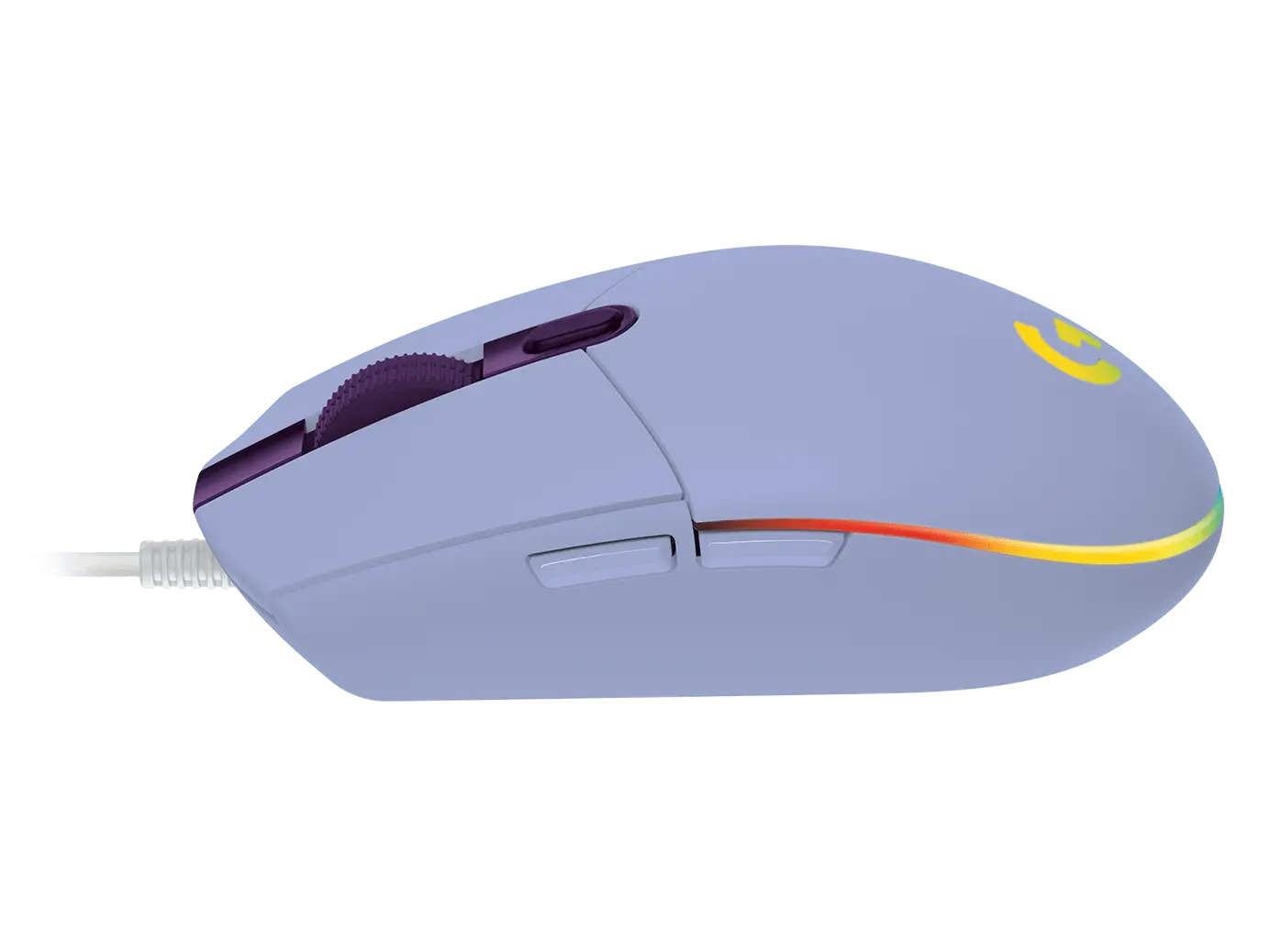 Logitech G203 Lightsync Optical Wired Gaming Mouse RGB - Purple (Lilac) - Open sealed   for sale in Egypt from Games2Egypt
