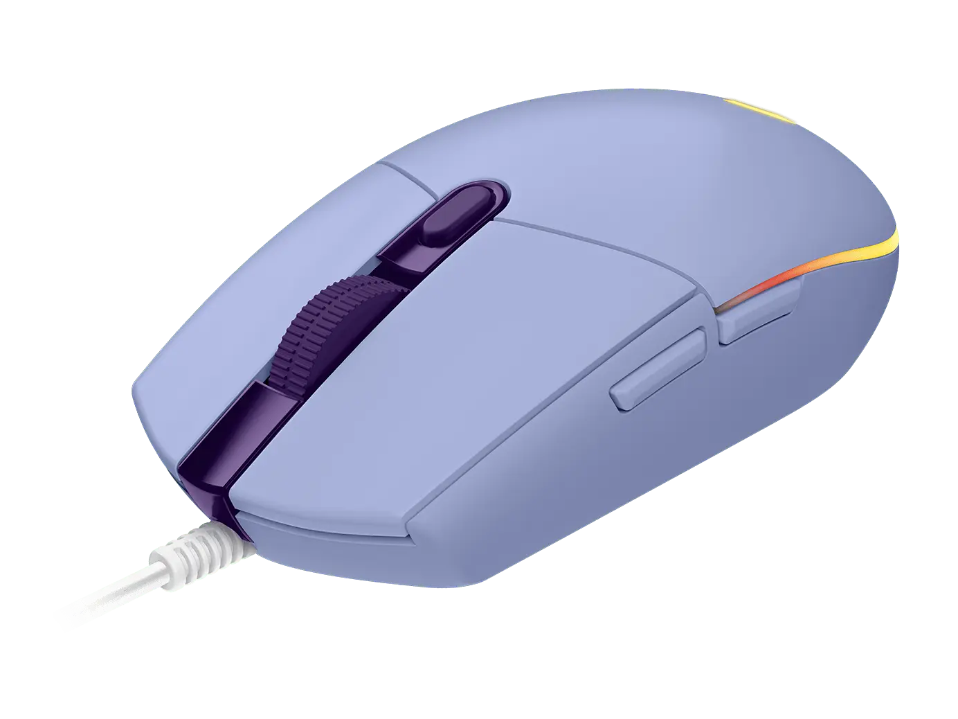 Logitech G203 Lightsync Optical Wired Gaming Mouse RGB - Purple (Lilac) - Open sealed   for sale in Egypt from Games2Egypt