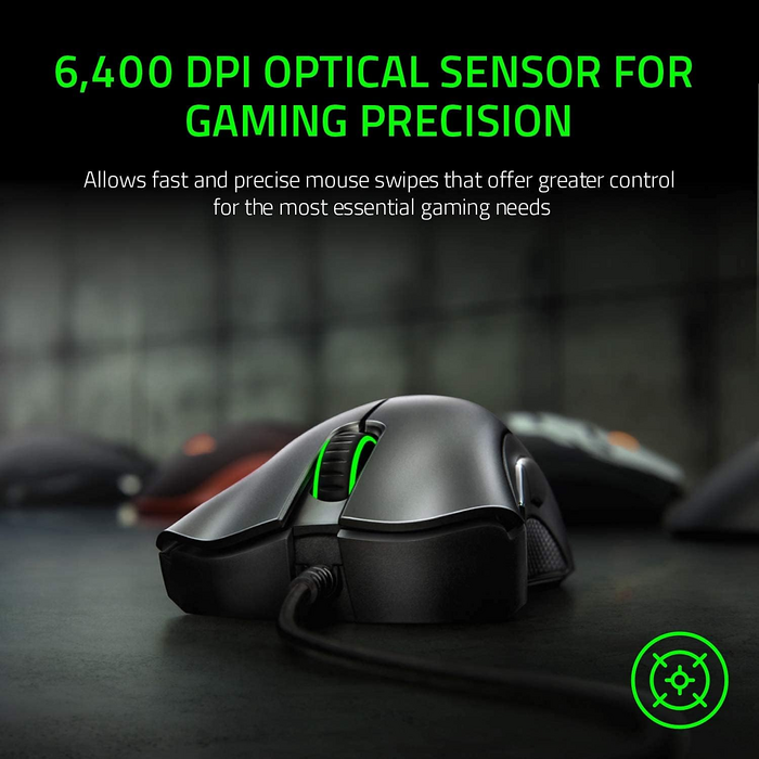 Razer Deathadder Essential Wired Gaming Mouse - Black - Open Sealed  for sale in Egypt from Games2Egypt