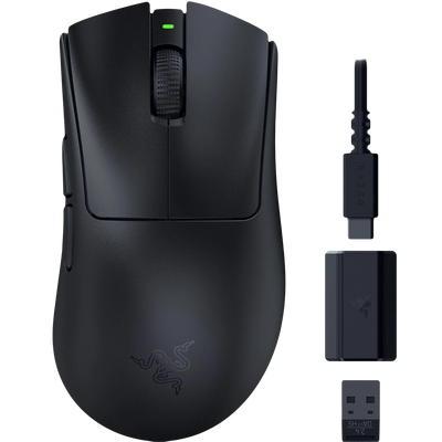 Razer DeathAdder V3 HyperSpeed Wireless Gaming Mouse - Black