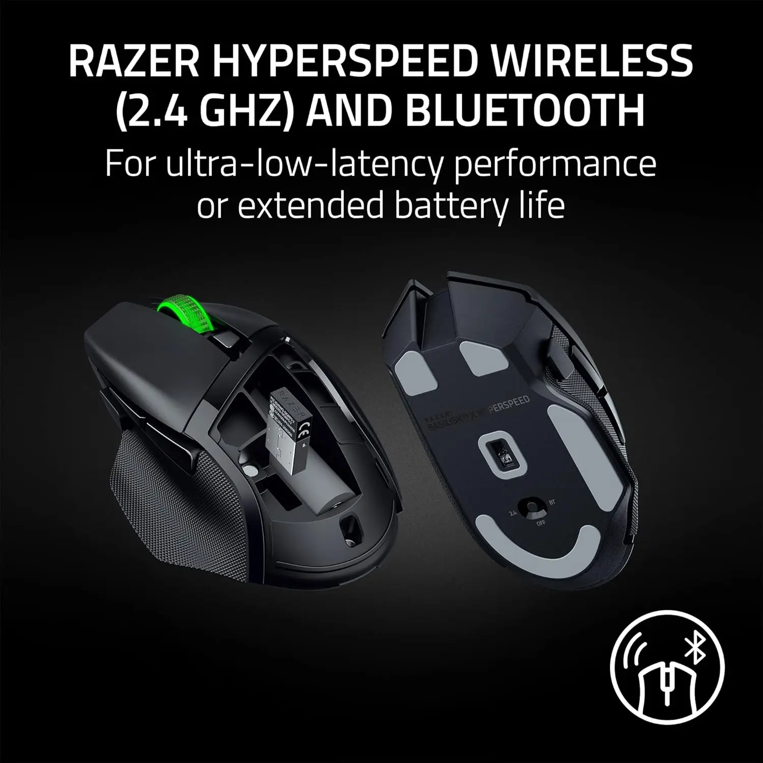 Razer Basilisk V3 X HyperSpeed - Wireless Gaming Mouse  for sale in Egypt from Games2Egypt