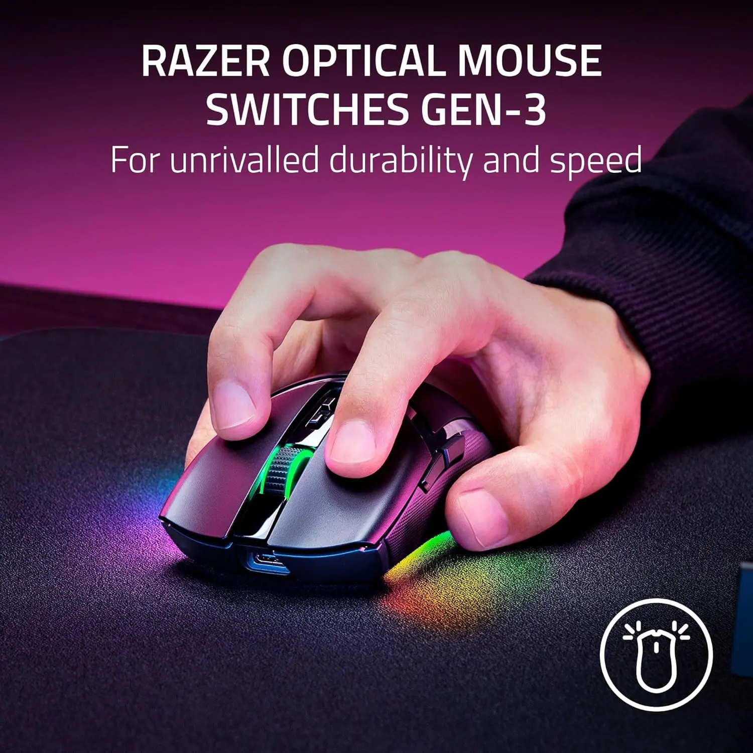 Razer Cobra Pro - Customizable Wireless RGB Gaming Mouse  for sale in Egypt from Games2Egypt