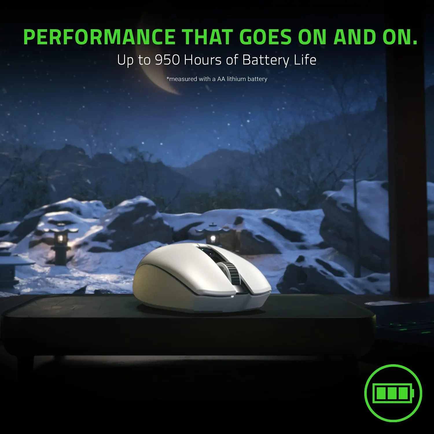 RAZER Orochi V2 Wireless Bluetooth Gaming Mouse - White   for sale in Egypt from Games2Egypt