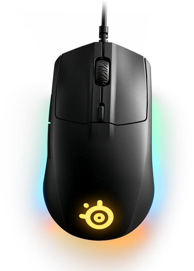 SteelSeries Rival 3 Wired Gaming Mouse - Black