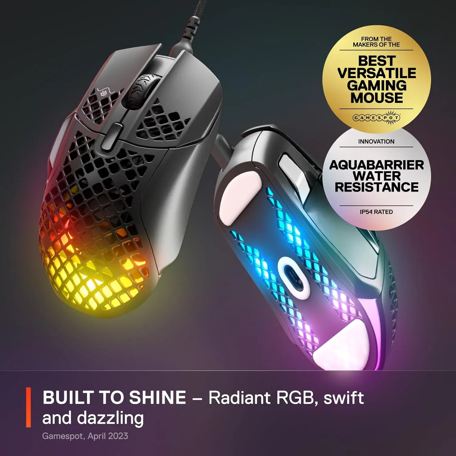 SteelSeries AEROX 5 Super-fast RGB Ultra-lightweight Wired Gaming Mouse  for sale in Egypt from Games2Egypt