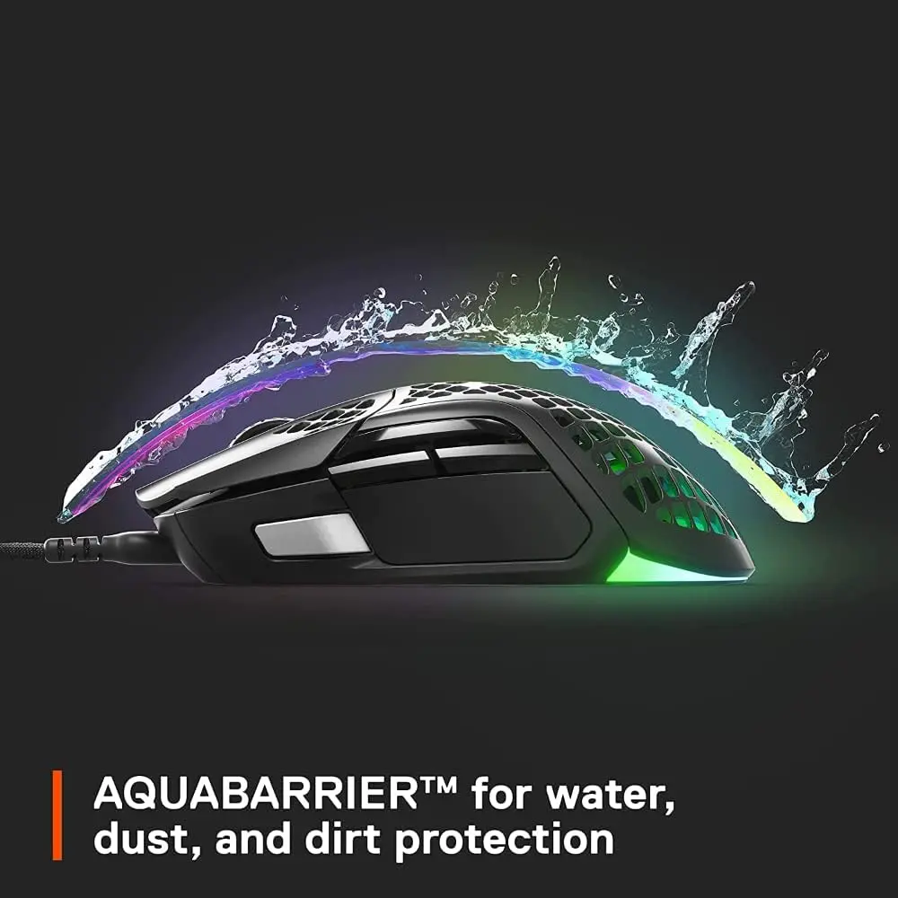 SteelSeries AEROX 5 Super-fast RGB Ultra-lightweight Wired Gaming Mouse  for sale in Egypt from Games2Egypt