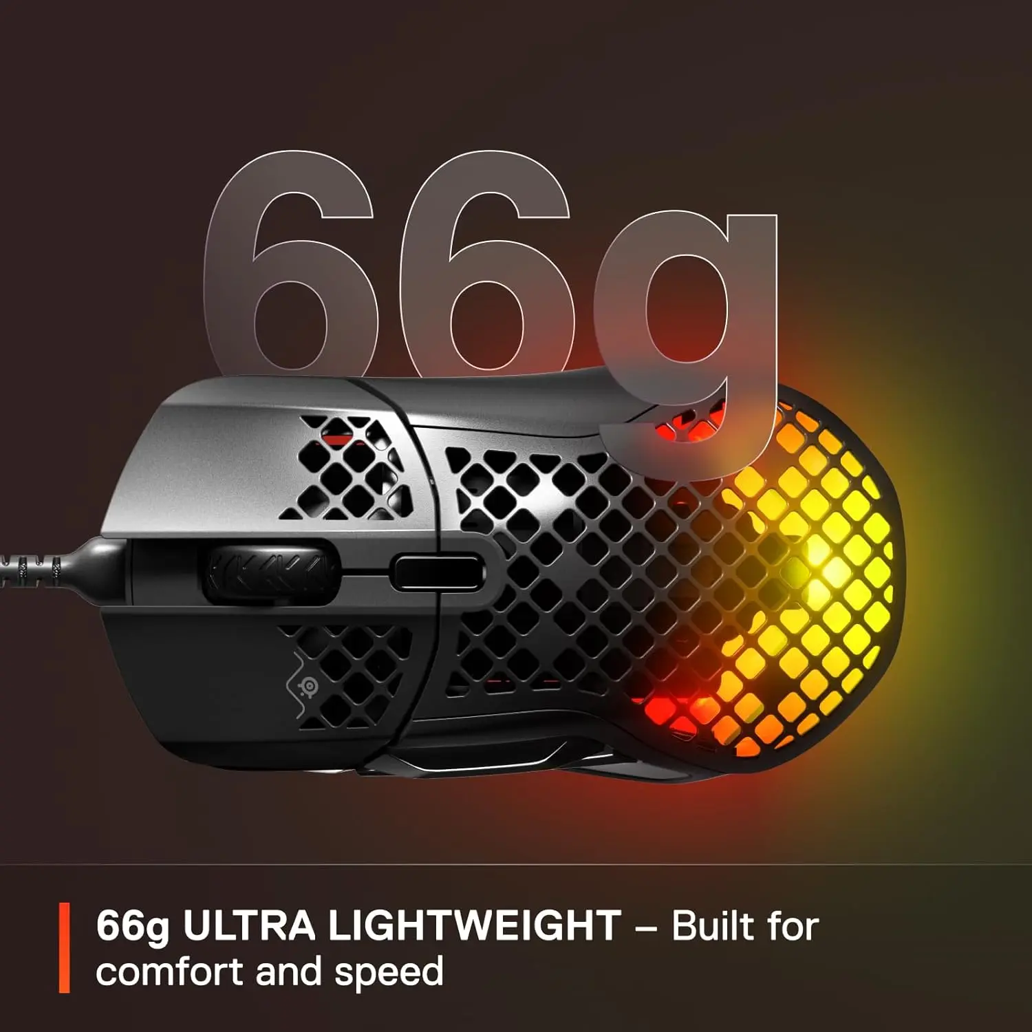 SteelSeries AEROX 5 Super-fast RGB Ultra-lightweight Wired Gaming Mouse  for sale in Egypt from Games2Egypt