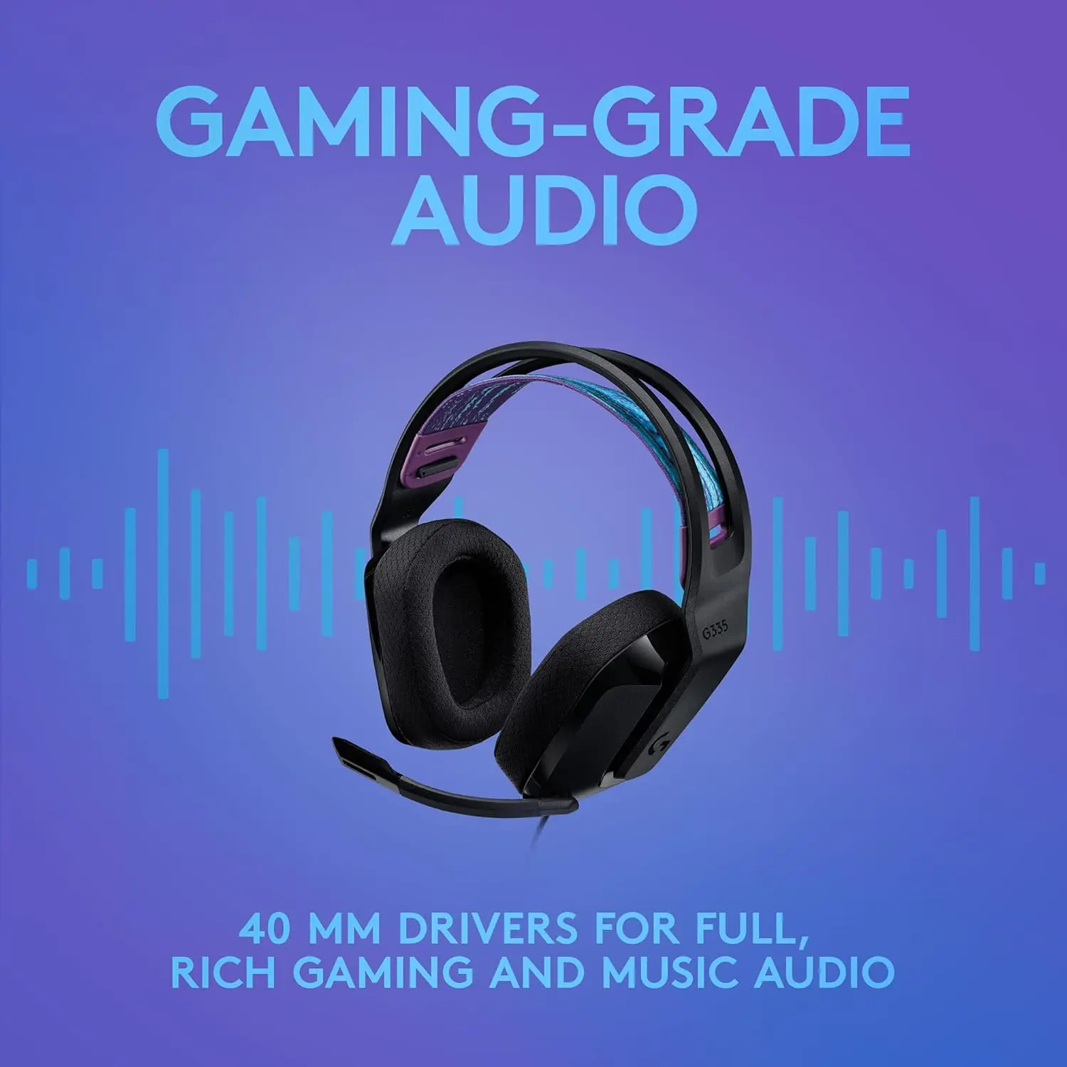 Logitech G335 Wired Gaming Headset - Black  for sale in Egypt from Games2Egypt