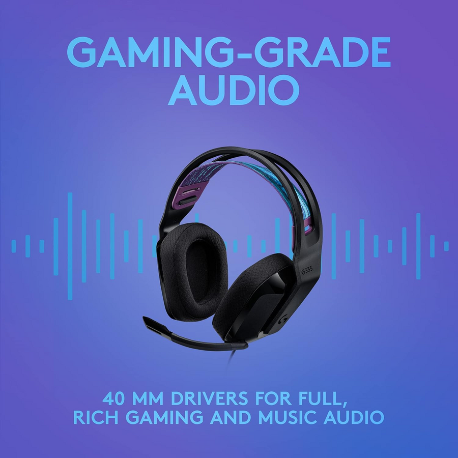 Logitech G335 Wired Gaming Headset - Black – image 4