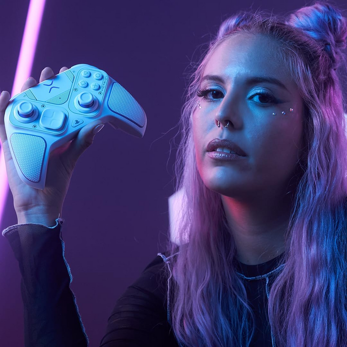 كنترولر سلكي ولاسلكي للبلايستيشن والكمبيوتر من فيكتركس - أبيض  للبيع في مصر من خلال Games2Egypt
