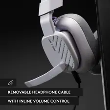 Logitech Astro A10 Gen 2 Challenger Gaming Headset for PlayStation and PC - Ozone Grey  for sale in Egypt from Games2Egypt
