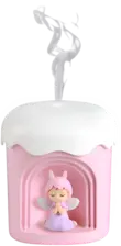 Night Light Humidifier – Pink (with Random Cute Figurine)