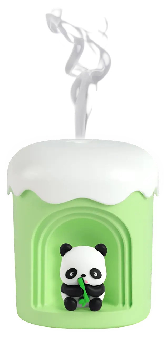 Night Light Humidifier – Green (with Random Cute Figurine)  for sale in Egypt from Games2Egypt