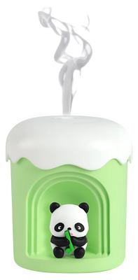 Night Light Humidifier – Green (with Random Cute Figurine)