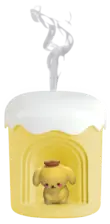 Night Light Humidifier – Yellow (with Random Cute Figurine)