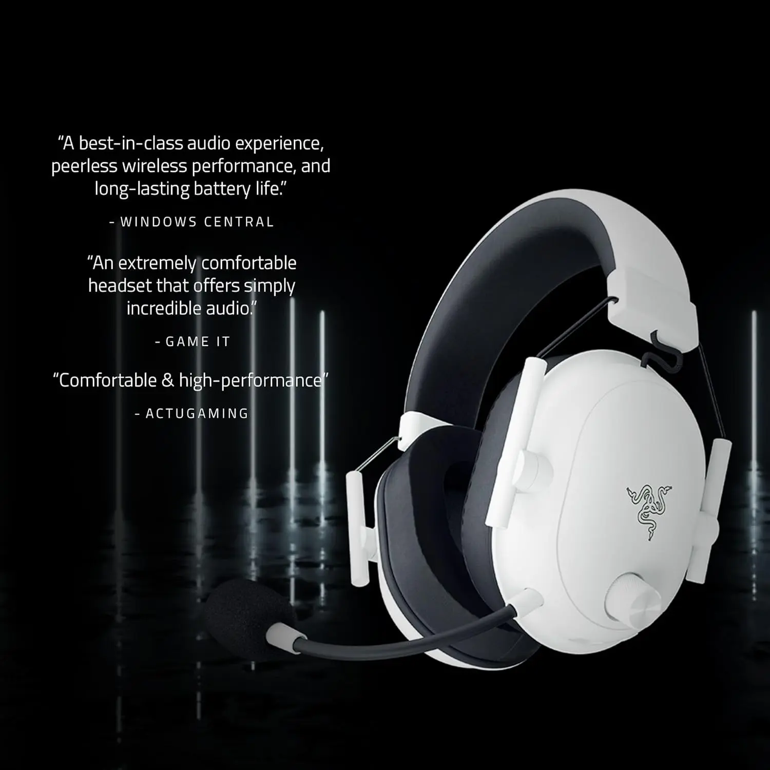 Razer BlackShark V2 HyperSpeed Wireless Headset - White  for sale in Egypt from Games2Egypt