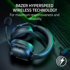 Razer BlackShark V2 HyperSpeed Wireless Headset - Black   for sale in Egypt from Games2Egypt