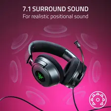 Razer Kraken V4 X RGB Wired Headset - Black  for sale in Egypt from Games2Egypt