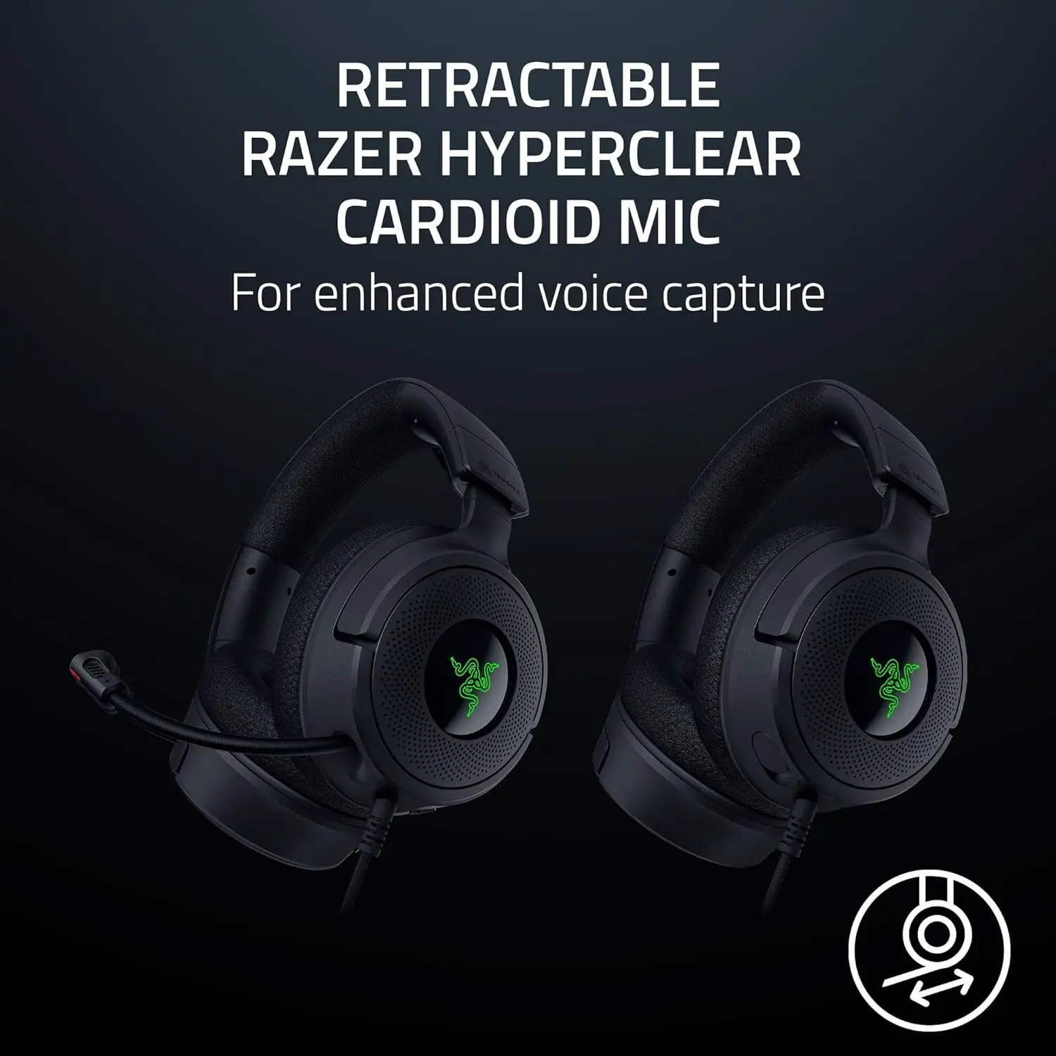 Razer Kraken V4 X RGB Wired Headset - Black  for sale in Egypt from Games2Egypt