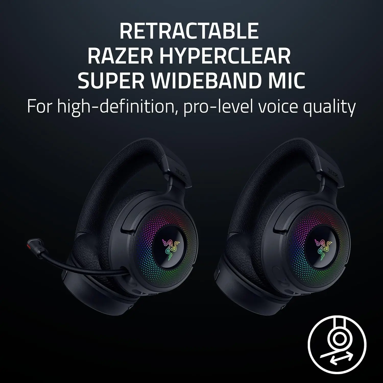 Razer Kraken V4 RGB Headset - Black  for sale in Egypt from Games2Egypt
