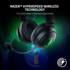 Razer Kraken Wireless V3 Pro RGB Gaming Headset with Haptic Technology - Black  for sale in Egypt from Games2Egypt
