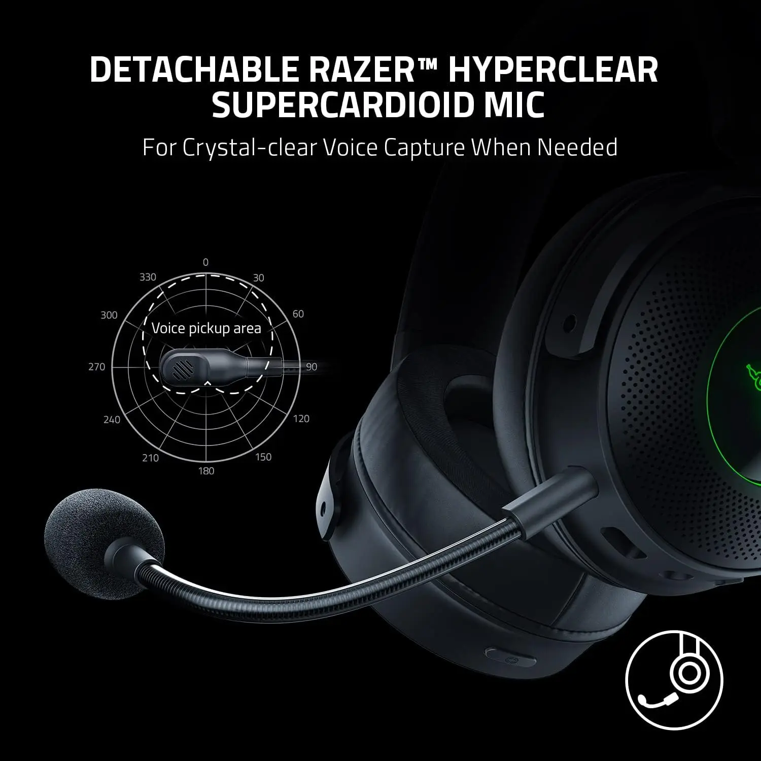Razer Kraken Wireless V3 Pro RGB Gaming Headset with Haptic Technology - Black  for sale in Egypt from Games2Egypt