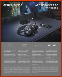 SteelSeries Arctis Nova Pro Wireless Gaming Headset  for sale in Egypt from Games2Egypt