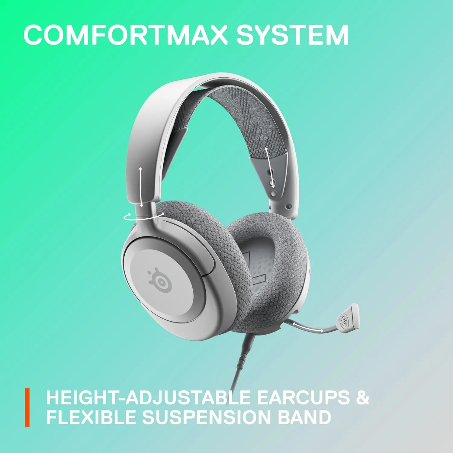 SteelSeries Arctis Nova 1 - Wired Gaming Headset - White  for sale in Egypt from Games2Egypt
