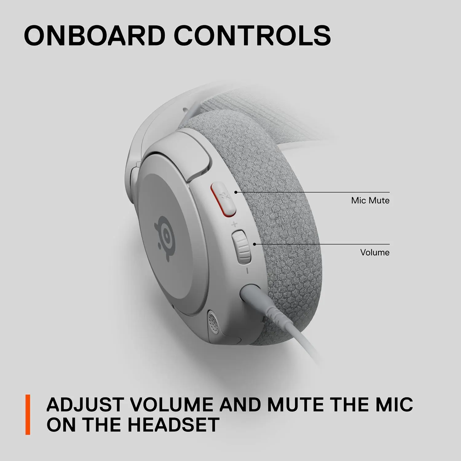 SteelSeries Arctis Nova 1 - Wired Gaming Headset - White  for sale in Egypt from Games2Egypt