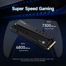 Fanxiang 4TB S770 NVMe M.2 Gen4 SSD With Heatsink and DRAM  for sale in Egypt from Games2Egypt