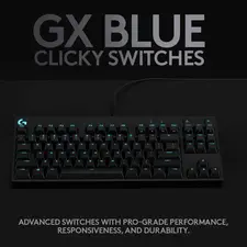 Logitech G PRO RGB Gaming Keyboard with Mechanical Blue Clicky Switches - Black  for sale in Egypt from Games2Egypt
