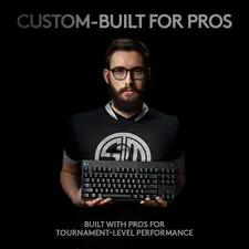 Logitech G PRO RGB Gaming Keyboard with Mechanical Blue Clicky Switches - Black  for sale in Egypt from Games2Egypt