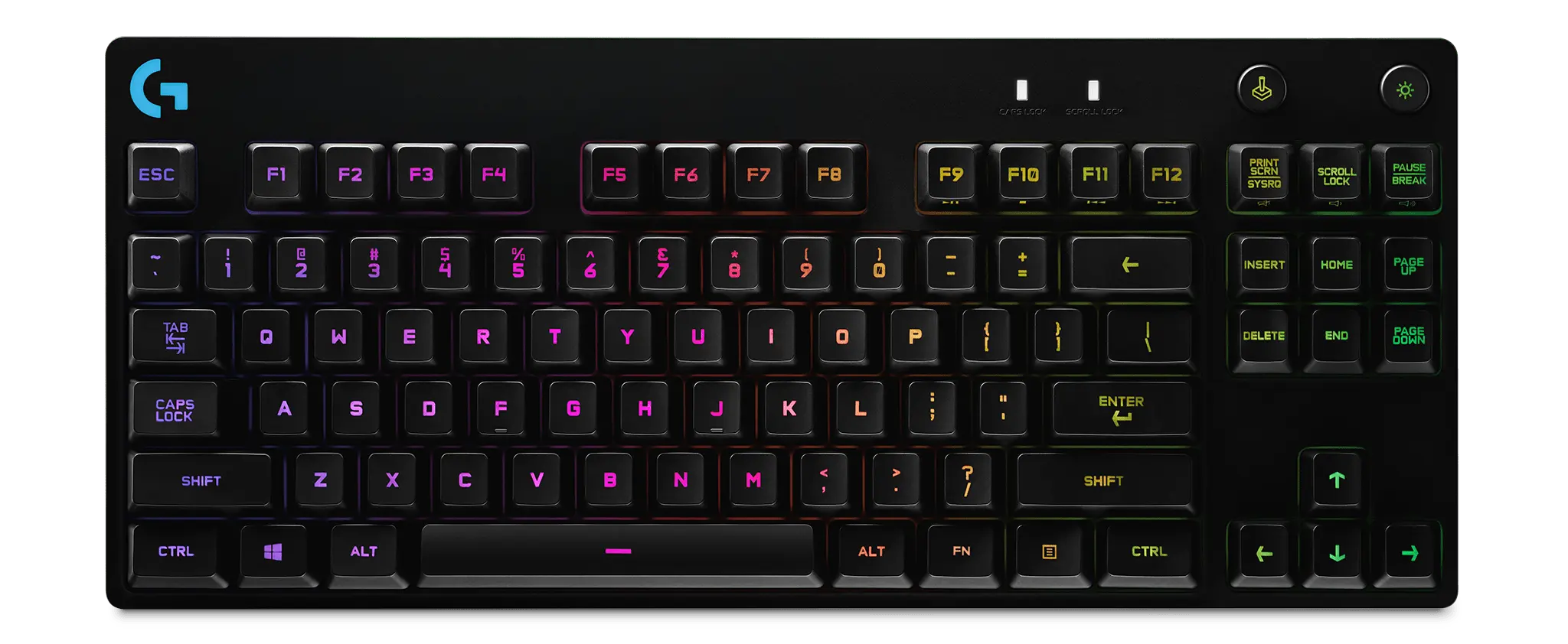 Logitech G PRO RGB Gaming Keyboard with Mechanical Blue Clicky Switches - Black  for sale in Egypt from Games2Egypt